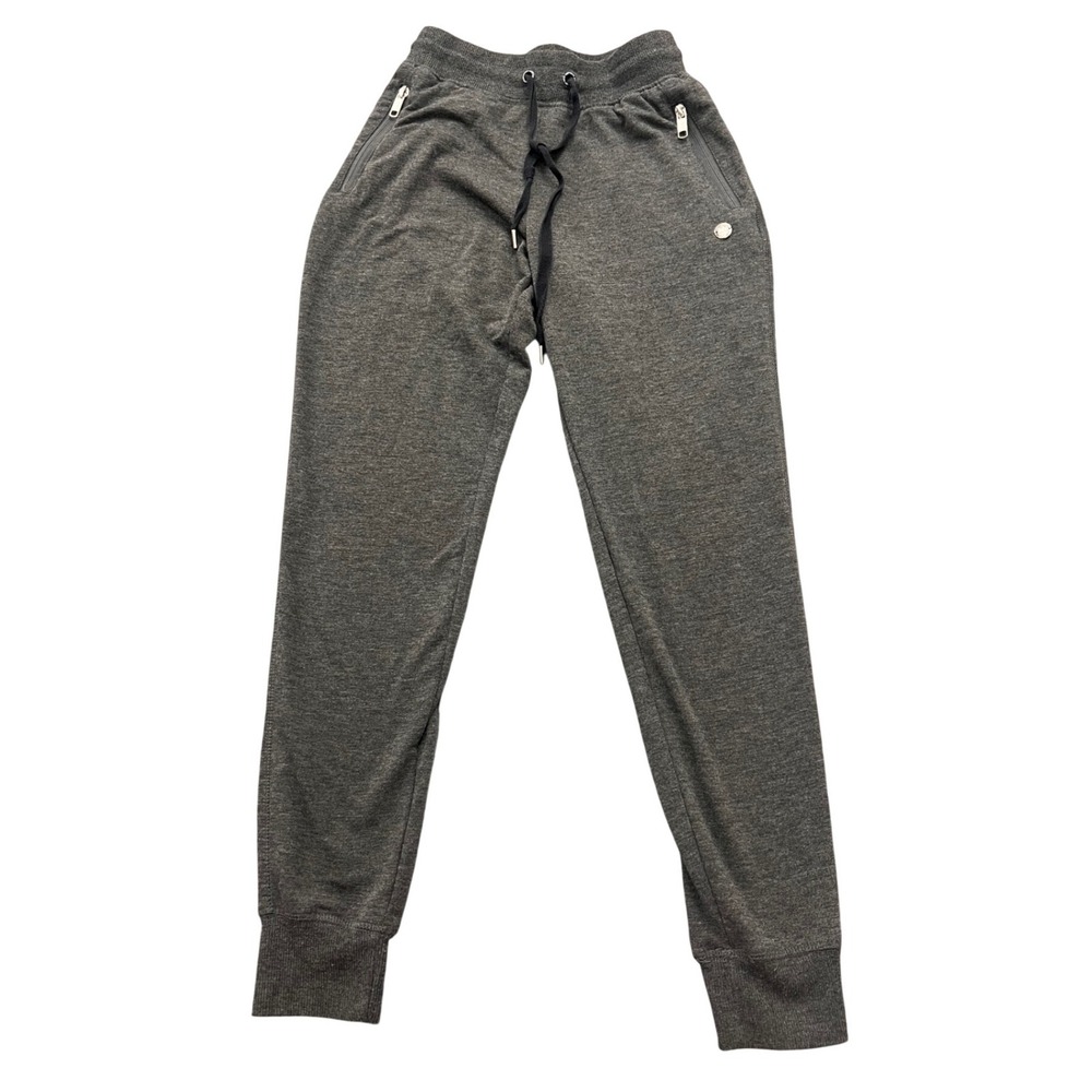 Jones New York Sport Joggers Womens Small Gray Heathered Athleisure Sweatpants